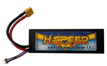HSPLI010 Lipo/Car 7,4/7000 H-Speed30C XT60/XH